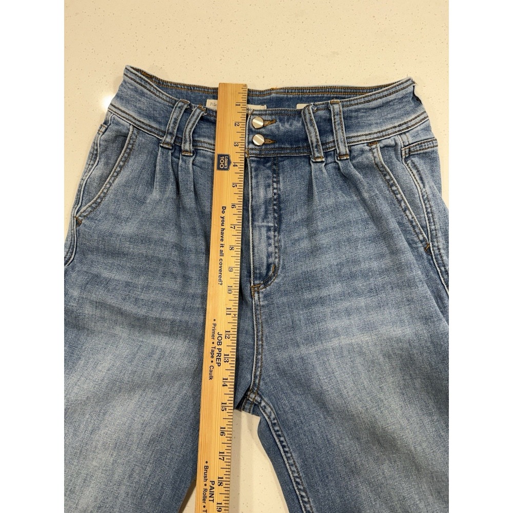 Anthropologie Pilcro Ultra High Rise Pleated Jeans Women's 28 - Picture 5 of 7